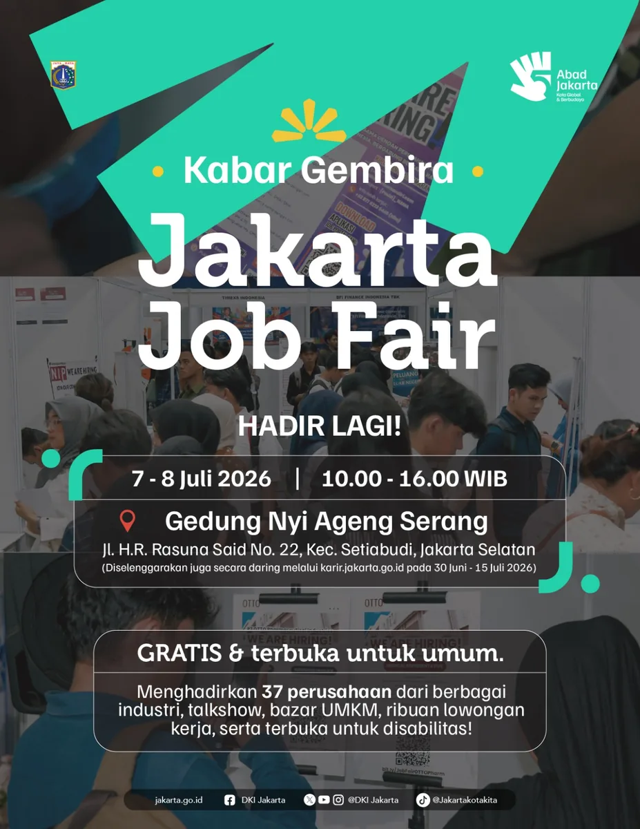 Job Fair Kabupaten Aceh Singkil 2026 (Suku Dinas TKTE Wilayah Kabupaten Aceh Singkil Barat) : 7-8 Juli 2026